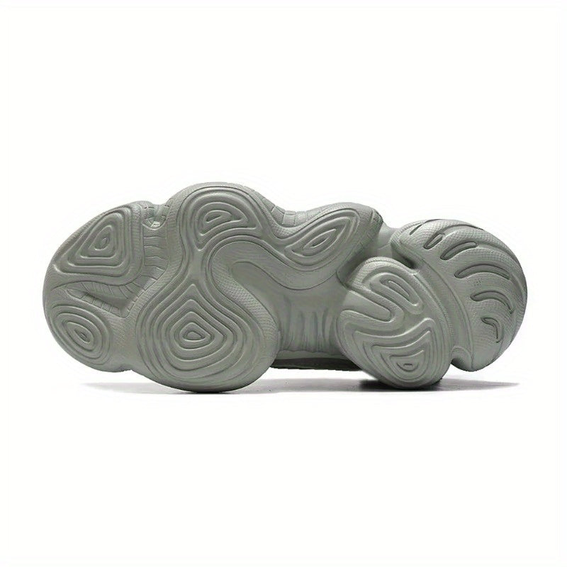 Unisex Stability Sneakers - Beige\u002FGray\u002FTeal Accent Sneakers, Non-Slip Cushioned Sole, Breathable Fabric\u002FNets Upper for Running, Gym, Tennis, Everyday - Men & Women's Training Shoes, Gym Footwear, Sleek Shoe Design, Flexible Rubber Sole