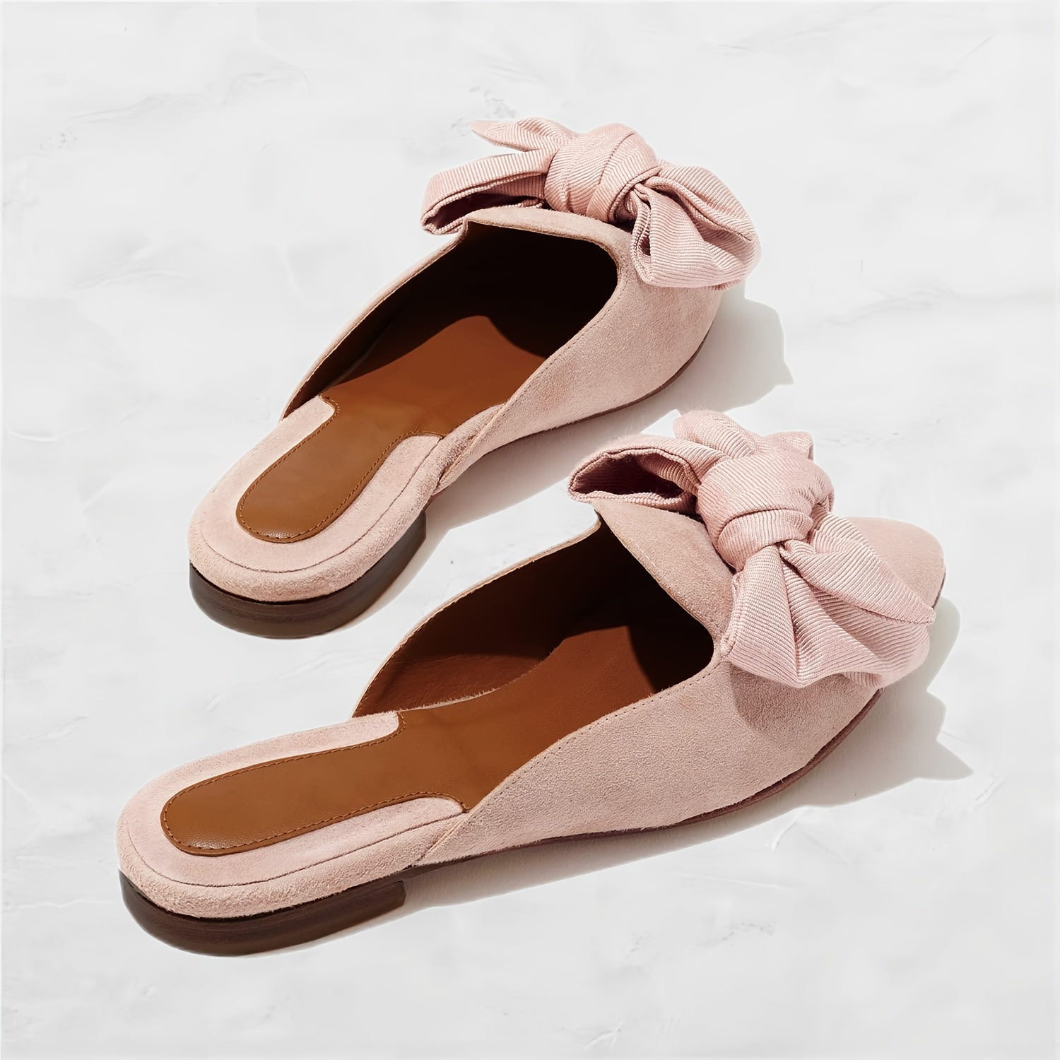 Women'S Pointed Toe Mules, Slip-On Comfortable Loafers & Flats, Casual Clogs For Office & Travel