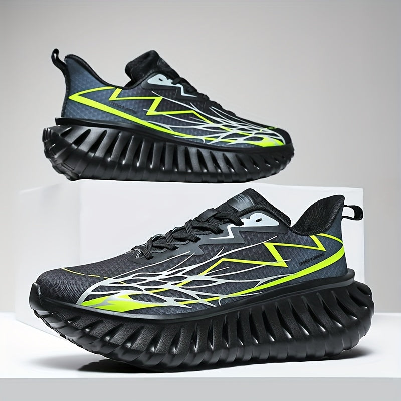 Lightweight And Breathable Men'S Racing Shoes For Road Running; Outdoor Marathon Training Shoes With Laces For Adults; Low-top Sports Shoes For Fitness And Exercise Anti-slip And Wear-resistant Shoes For Hiking