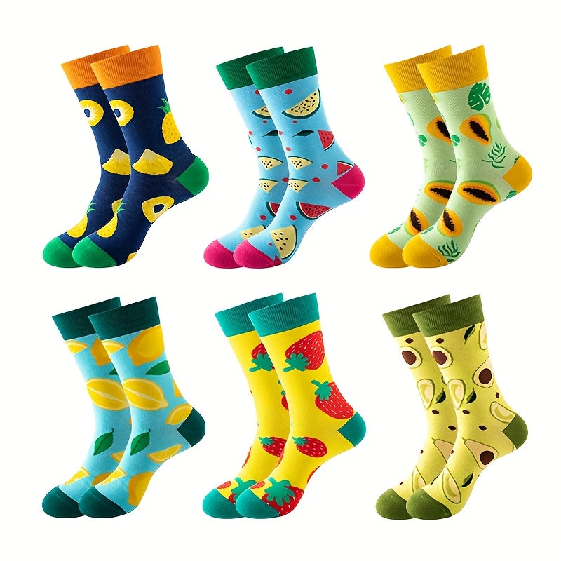 48 Pairs Of Soft And Comfortable Colored Mid Tube Socks With Novel Patterns, Random Colors, Fashionable And Versatile Trends