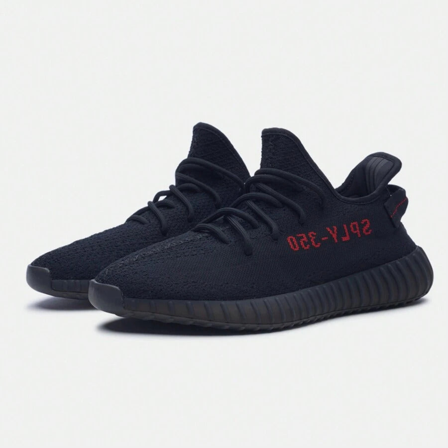 Adidas Yeezy Boost 350 V2 Bred (CP9652) Kanye West Men's Size 4-13 For Men Low-Top Wear-Resistant Casual Wear-Resistant Sports Shoes Made Of Fabric