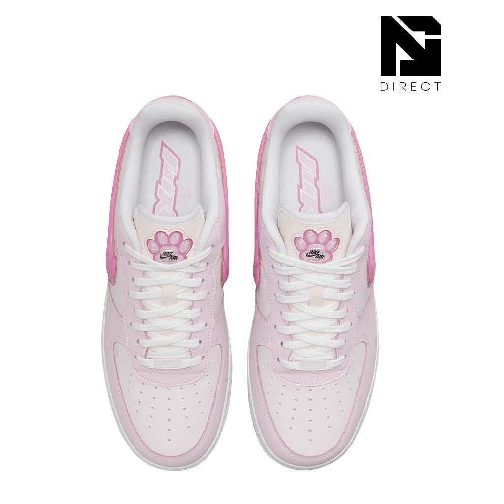 Nike Air Force 1 '07 LX Pearl Pink Paw Print (Women's)– Women's Lifestyle Sneakers – shose for woman-Vintage-spring summer-Inspired Running Shoes, Shock-Absorbing Comfort, Gym to Streetwear-black to school – HM3696 661