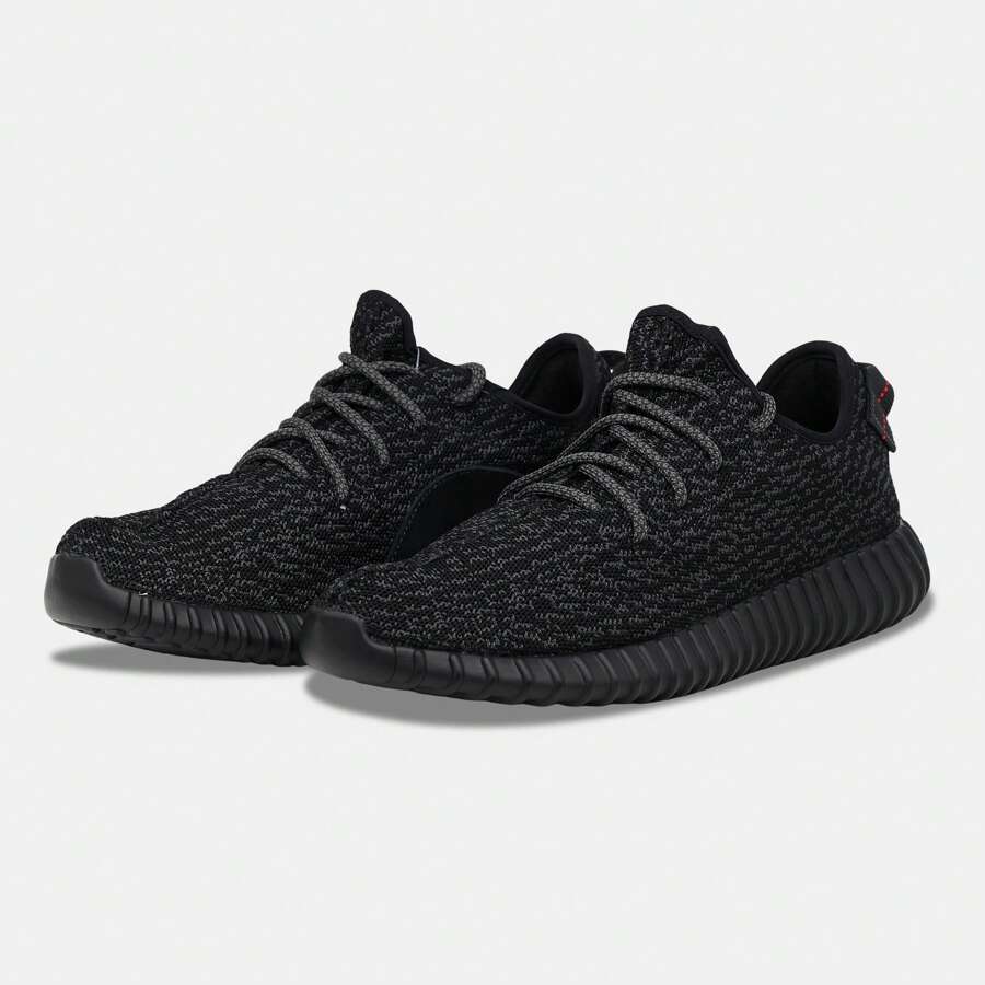 Adidas Yeezy Boost 350 V1 Pirate Black 2016 (BB5350) Men's Size 4-12 For Men Low-Top Casual Wear-Resistant Sports Shoes Can Be Used For Jogging And Traveling