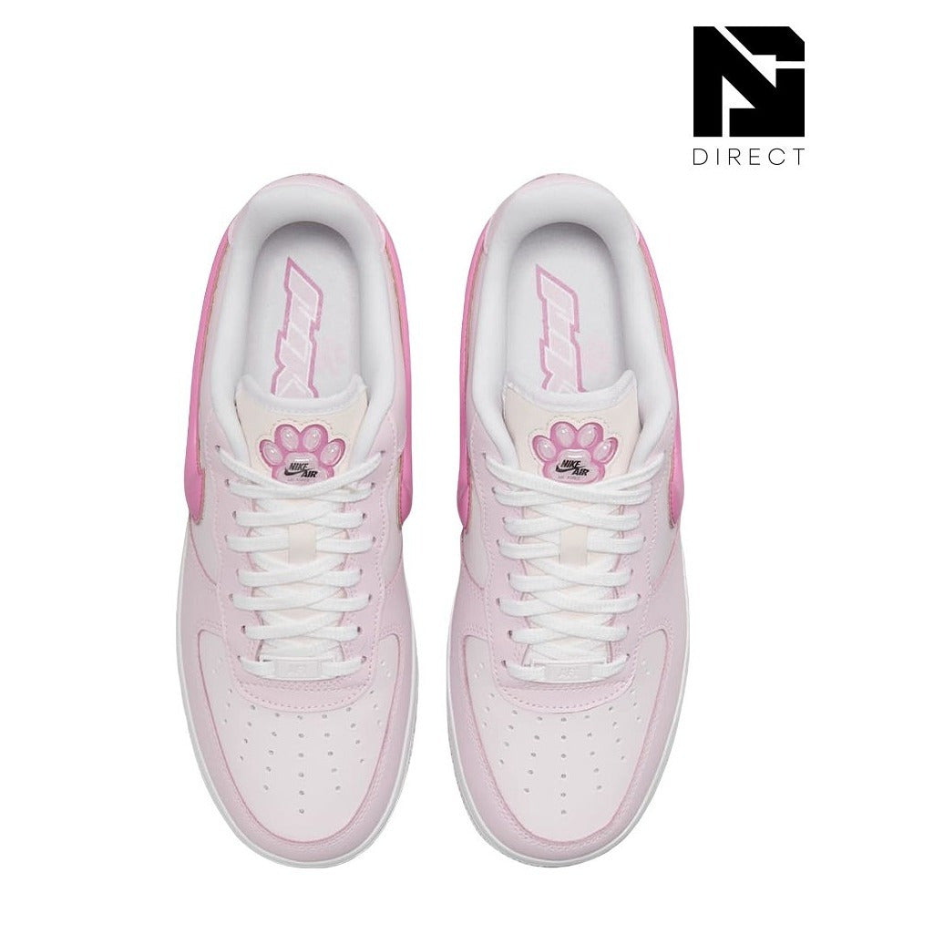 Nike Air Force 1 '07 LX Pearl Pink Paw Print (Women's)– Women's Lifestyle Sneakers – shose for woman-Vintage-spring summer-Inspired Running Shoes, Shock-Absorbing Comfort, Gym to Streetwear-black to school – HM3696 661