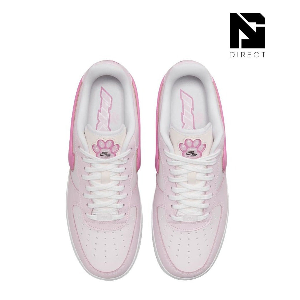 Nike Air Force 1 '07 LX Pearl Pink Paw Print (Women's)– Women's Lifestyle Sneakers – shose for woman-Vintage-spring summer-Inspired Running Shoes, Shock-Absorbing Comfort, Gym to Streetwear-black to school – HM3696 661