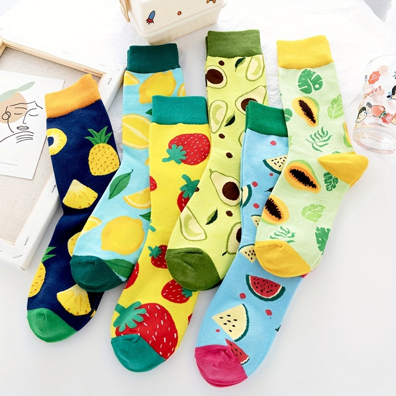 48 Pairs Of Soft And Comfortable Colored Mid Tube Socks With Novel Patterns, Random Colors, Fashionable And Versatile Trends